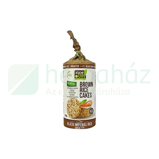 GLUTÉNMENTES RICE UP FEKETE RIZSES NATÚR PUFFASZTOTT SZELET 120G