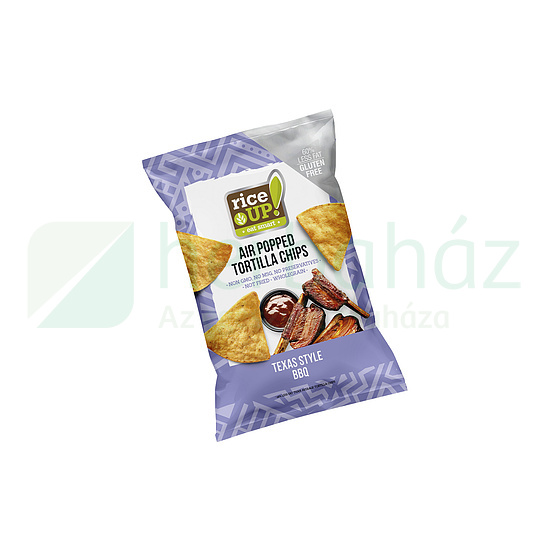 GLUTÉNMENTES RICE UP TORTILLA CHIPS BARBECUE ÍZŰ 60G