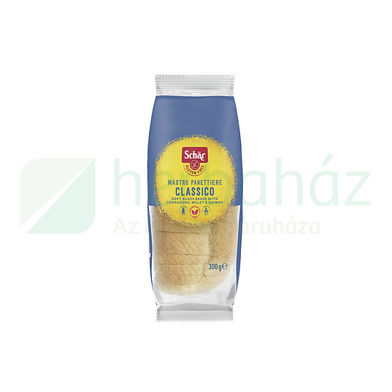GLUTÉNMENTES SCHAR CLASSIC FEHÉR KENYÉR SZELETELT 300G