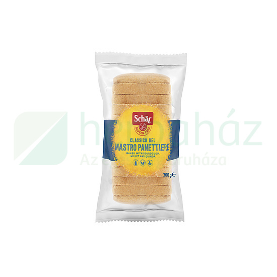 GLUTÉNMENTES SCHAR CLASSIC FEHÉRKENYÉR SZELETELT 300G