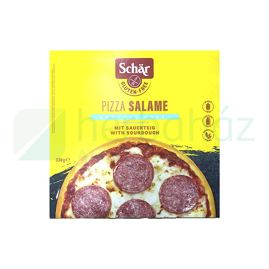 GLUTÉNMENTES SCHAR SZALÁMIS PIZZA FAGYASZTOTT 330G [F]