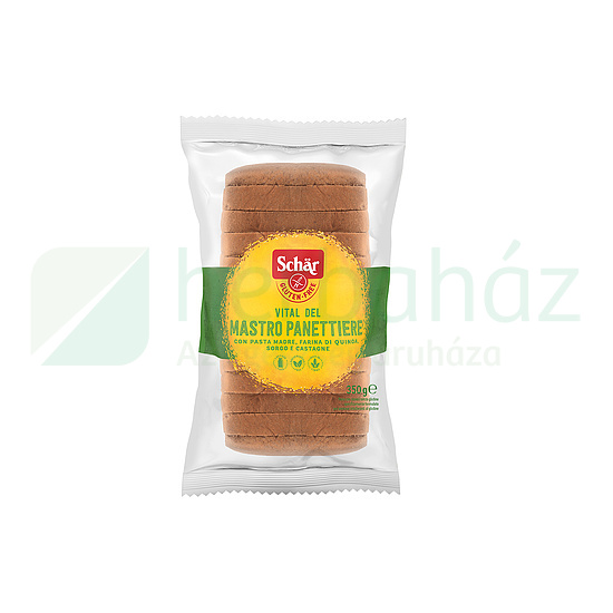 GLUTÉNMENTES SCHAR VITAL SZELETELT TÖBBMAGVAS KENYÉR 350G