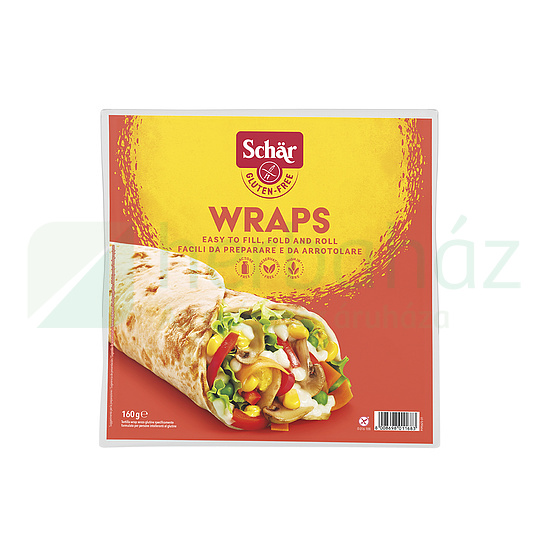 GLUTÉNMENTES SCHAR WRAPS 160G