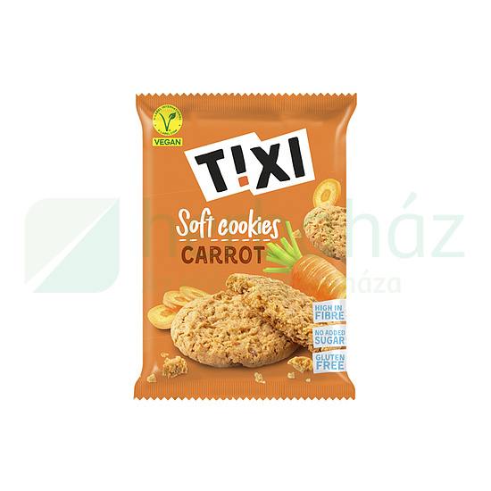 GLUTÉNMENTES T!XI VEGÁN KEKSZ, RÉPÁS 50G