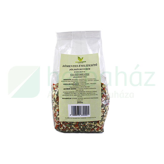 GLUTÉNMENTES VEGADOKK SÓMENTES ÉTELÍZESÍTŐ KURKUMÁVAL 200G