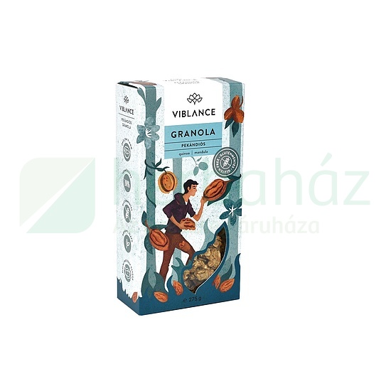 GLUTÉNMENTES VIBLANCE PEKÁNDIÓS GRANOLA 275G