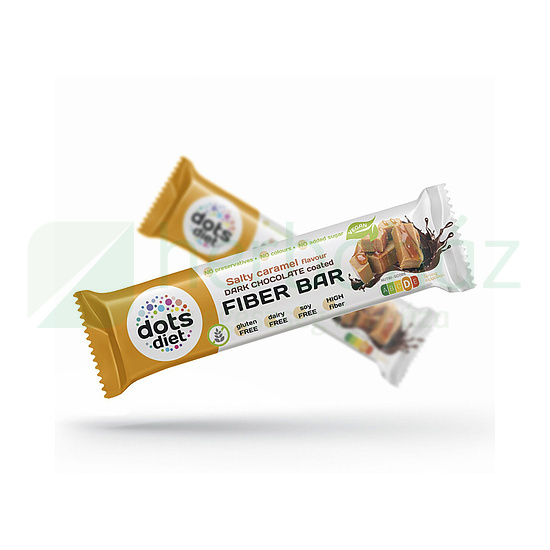 GM DOTSDIET FIBER BAR ÉTCSOKOLÁDÉVAL BEVONT ROST SZELET SÓS-KARAMELLA ÍZBEN HCN 40G