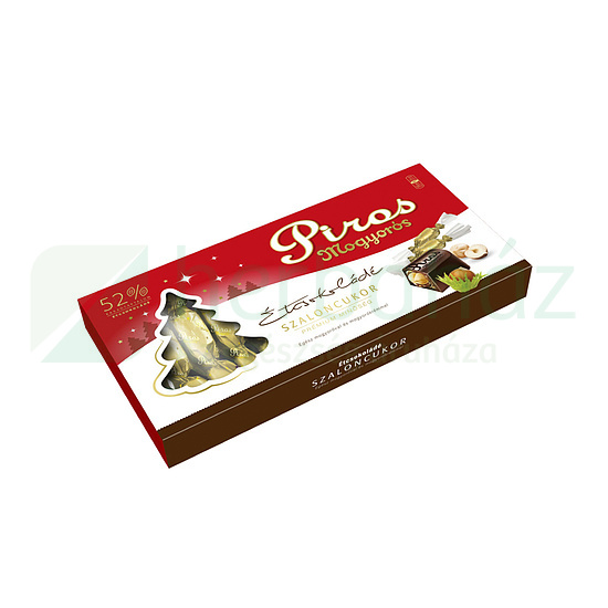 GM PIROS MOGYORÓS SZALONCUKOR ÉTCSOKOLÁDÉ EGÉSZ MOGYORÓVAL ÉS MOGYORÓKRÉMMEL 247G