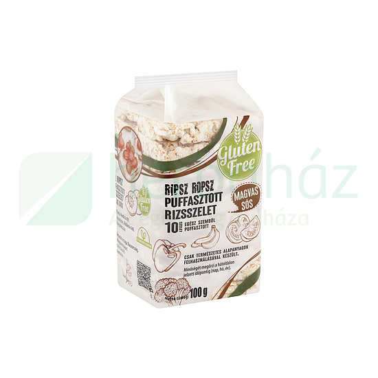 GLUTÉNMENTES RIPSZ ROPSZ PUFFASZTOTT RIZSSZELET MAGVAS, SÓS 100G