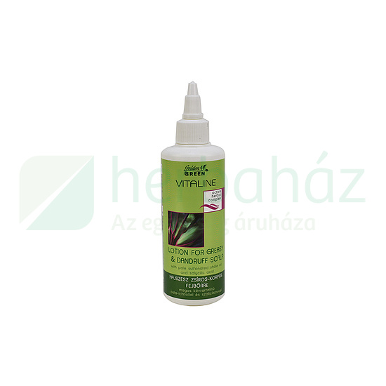 GOLDEN GREEN VITALINE HAJSZESZ ZSÍROS-KORPÁS FEJBŐRRE 125ML