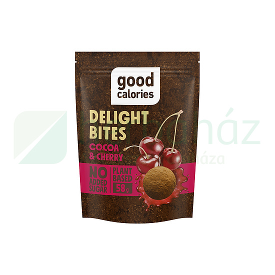 GOOD CALORIES DATOLYÁS FALATOK KAKAÓVAL ÉS MEGGYEL 58G