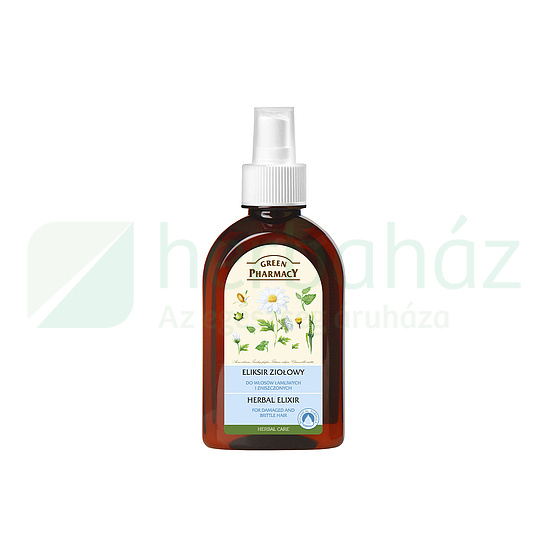 GREEN PHARMACY GYÓGYNÖVÉNYES HAJELIXÍR SÉRÜLT ÉS TÖRÉKENY HAJRA 250ML