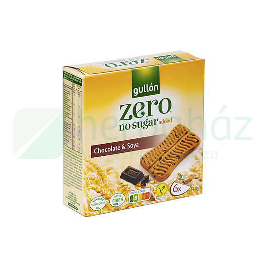 GULLON SNACK ZERO CSOKIS KEKSZ 144G