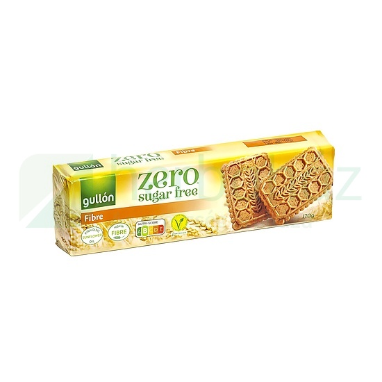 GULLON ZERO TELJESKIŐRLÉSŰ ROSTDÚS KEKSZ BÚZAKORPÁVAL 170G