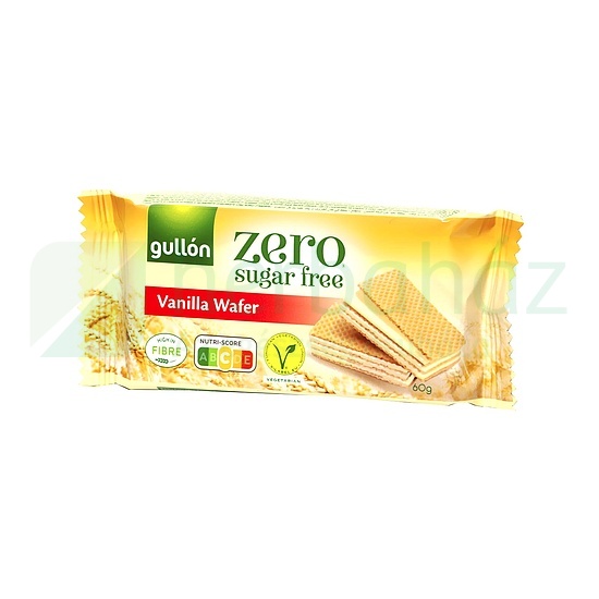 GULLON ZERO VANÍLIÁS NÁPOLYI ÉDESÍTŐSZERREL 60G