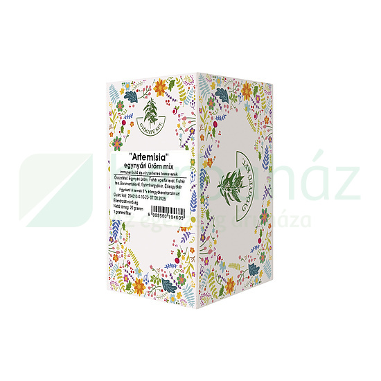 GYÓGYFŰ ARTEMISIA-EGYNYÁRI ÜRÖM-MIX IMMUNERŐSÍTŐ ÉS VÍRUSELLENES TEAKEVERÉK FILTERES 20DB