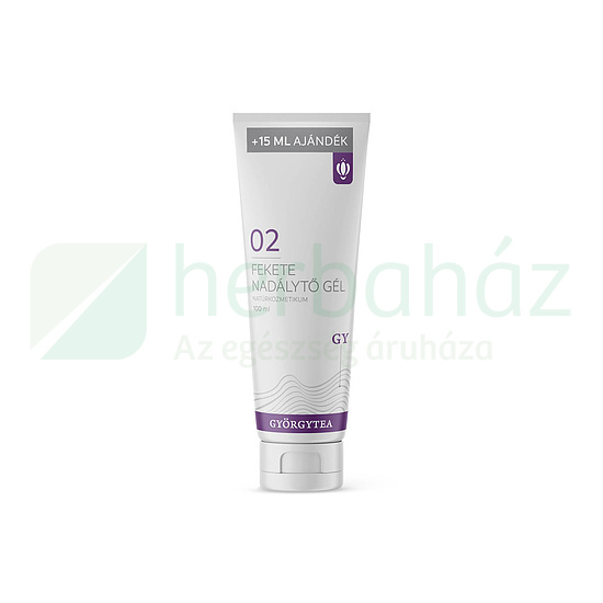 GYÖRGYTEA NATURKOZMETIKUM 02 FEKETE NADÁLYTŐ GÉL 85ML+15ML AJÁNDÉK