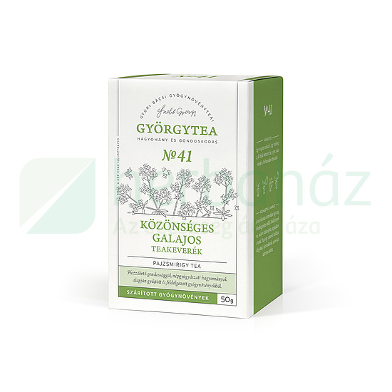 GYÖRGYTEA NO41 KÖZÖNSÉGES GALAJOS TEAKEVERÉK (PAJZSMIRIGY TEA) 50G