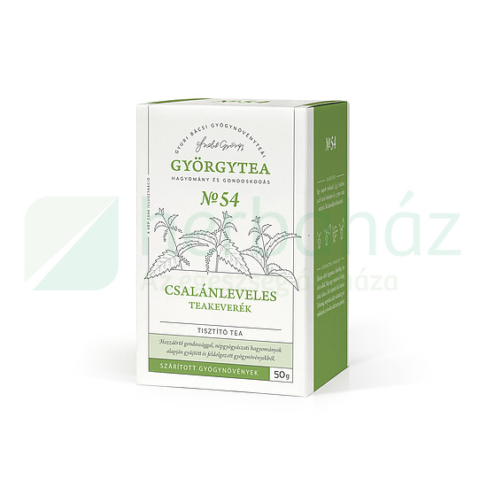 GYÖRGYTEA NO54 CSALÁNLEVELES TEAKEVERÉK (TISZTÍTÓ TEA) 50G