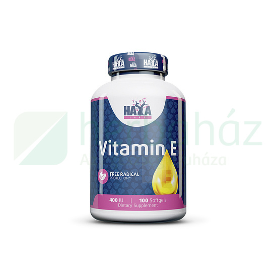 HAYA LABS VITAMIN E 400IU LÁGYZSELATIN KAPSZULA 100DB