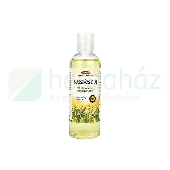 HELEN MASSZÁZSOLAJ CELLULIT ROZMARING BORÓKA CITRUS 200ML