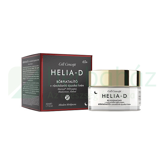 HELIA-D CELL CONCEPT BŐRFIATALÍTÓ RÁNCTALANÍTÓ ÉJSZAKAI KRÉM 65+ 50ML