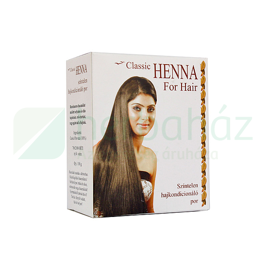 HENNA CLASSIC HAJKONDICIONÁLÓ POR SZINTELEN 100G