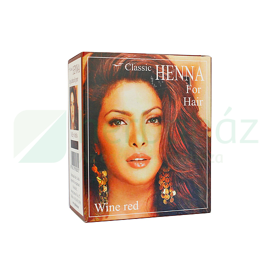 HENNA CLASSIC HAJSZINEZŐ POR MÉLYVÖRÖS 100G