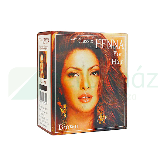 HENNA CLASSIC HAJSZINEZŐ POR SÖTÉTBARNA 100G