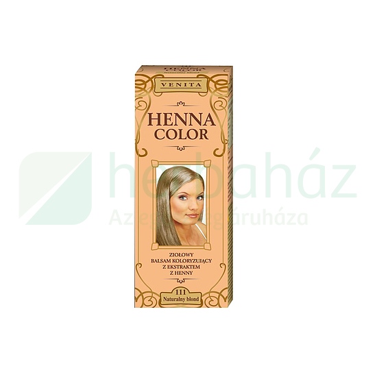 HENNA COLOR HAJFESTÉK 111 TERMÉSZETES SZŐKE 75ML