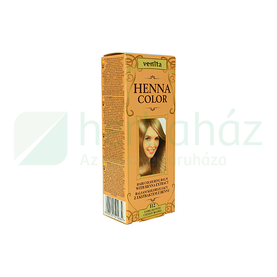 HENNA COLOR HAJFESTÉK 112 SÖTÉTSZŐKE 75ML