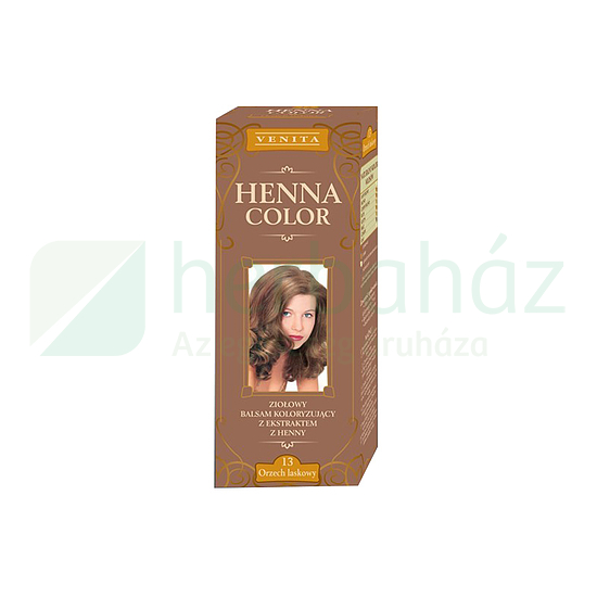 HENNA COLOR HAJFESTÉK 13 MOGYORÓ BARNA 75ML