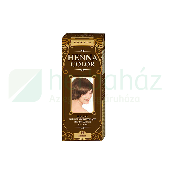 HENNA COLOR HAJFESTÉK 14 GESZTENYEBARNA 75ML