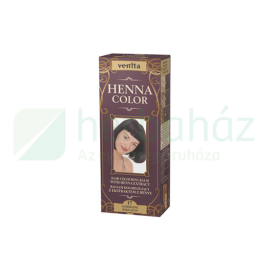 HENNA COLOR HAJFESTÉK 17 PADLIZSÁN 75ML