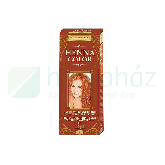 HENNA COLOR HAJFESTÉK 4 HENNA VÖRÖS 75ML