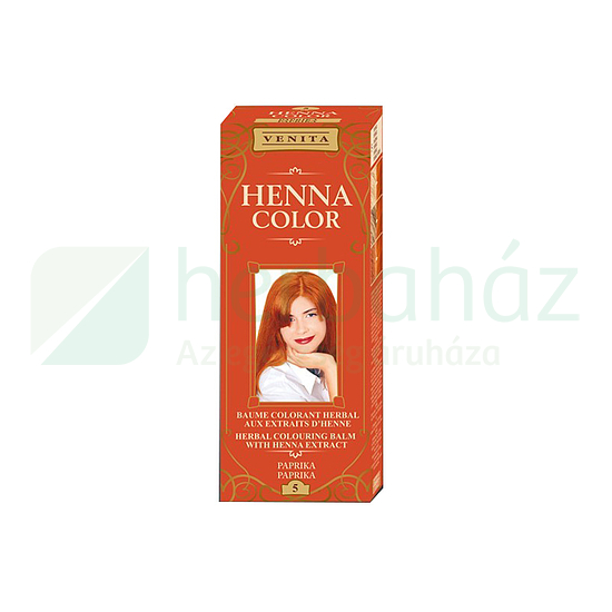 HENNA COLOR HAJFESTÉK 5 PAPRIKA VÖRÖS 75ML