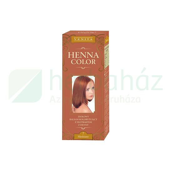 HENNA COLOR HAJFESTÉK 7 RÉZ VÖRÖS 75ML