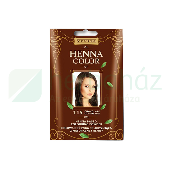 HENNA COLOR HAJSZÍNEZŐPOR 115 CSOKOLÁDÉ BARNA 25G