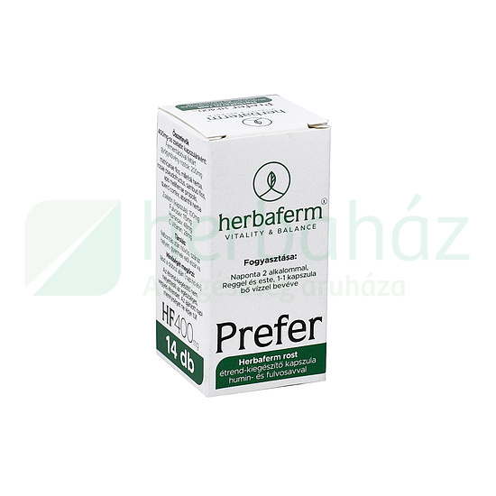 HERBAFERM PREFER HF400MG KAPSZULA  14DB