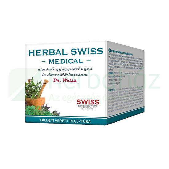 HERBAL SWISS MEDICAL BEDÖRZSÖLŐ BALZSAM 75ML