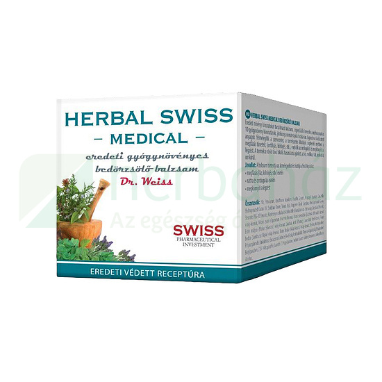 HERBAL SWISS MEDICAL BEDÖRZSÖLŐ BALZSAM 75ML