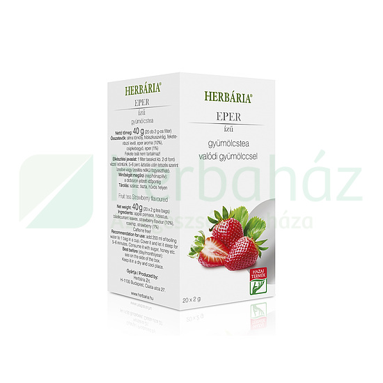 HERBÁRIA GYÜMÖLCSTEA EPER ÍZŰ FILTERES 40G