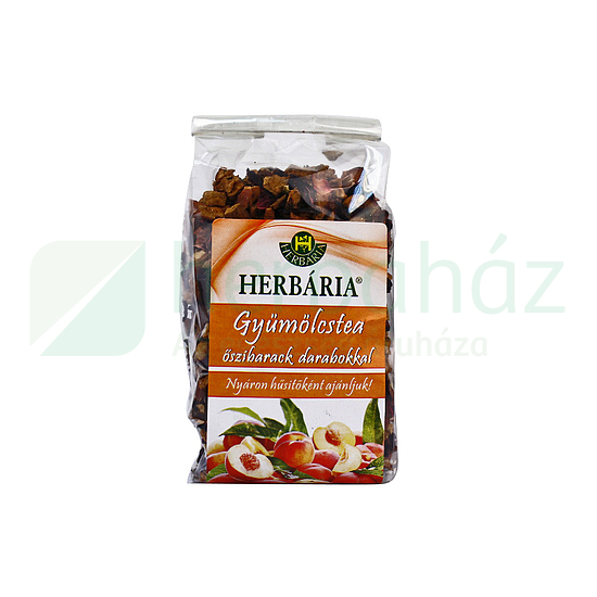 HERBÁRIA GYÜMÖLCSTEA ÖSZIBARACK DARABOKKAL 120G