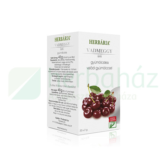 HERBÁRIA GYÜMÖLCSTEA VADMEGGY ÍZŰ FILTERES 40G