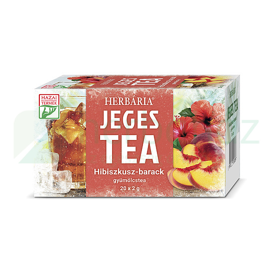 HERBÁRIA JEGES TEA HIBISZKUSZ-BARACK GYÜMÖLCSTEA FILTERES 20DB