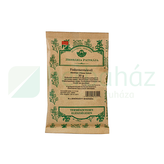 HERBÁRIA TEA FODORMENTALEVÉL SZÁLAS 30G