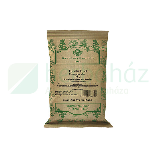 HERBÁRIA TEA TÜDŐFŰ LEVÉL SZÁLAS 40G
