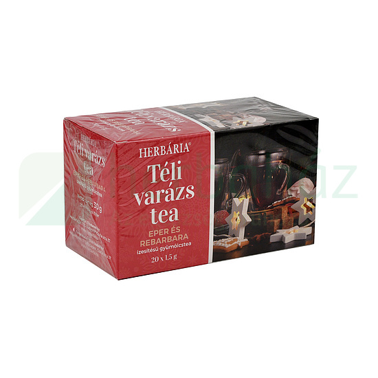 HERBÁRIA TÉLI VARÁZS TEA - EPER ÉS REBARBARA ÍZESÍTÉSŰ 20DB
