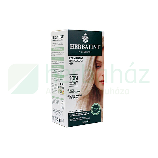 HERBATINT TERMÉSZETES TARTÓS HAJFESTÉK 10N (PLATINASZŐKE) 150ML