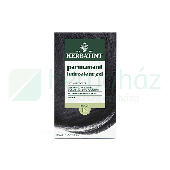HERBATINT TERMÉSZETES TARTÓS HAJFESTÉK 1N (FEKETE) 170ML
